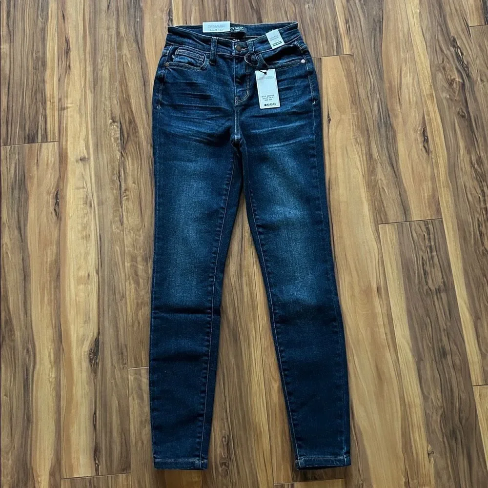 NEW Judy Blue Deep Indigo High Waist Skinny Jeans